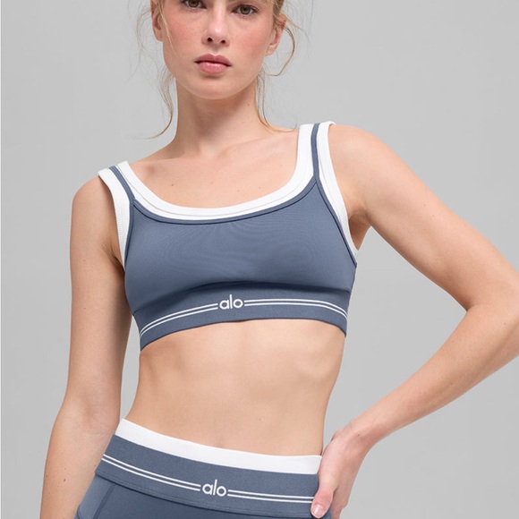 ALO Yoga Other - ALO [soldout] better together airbrush bra in bluestone